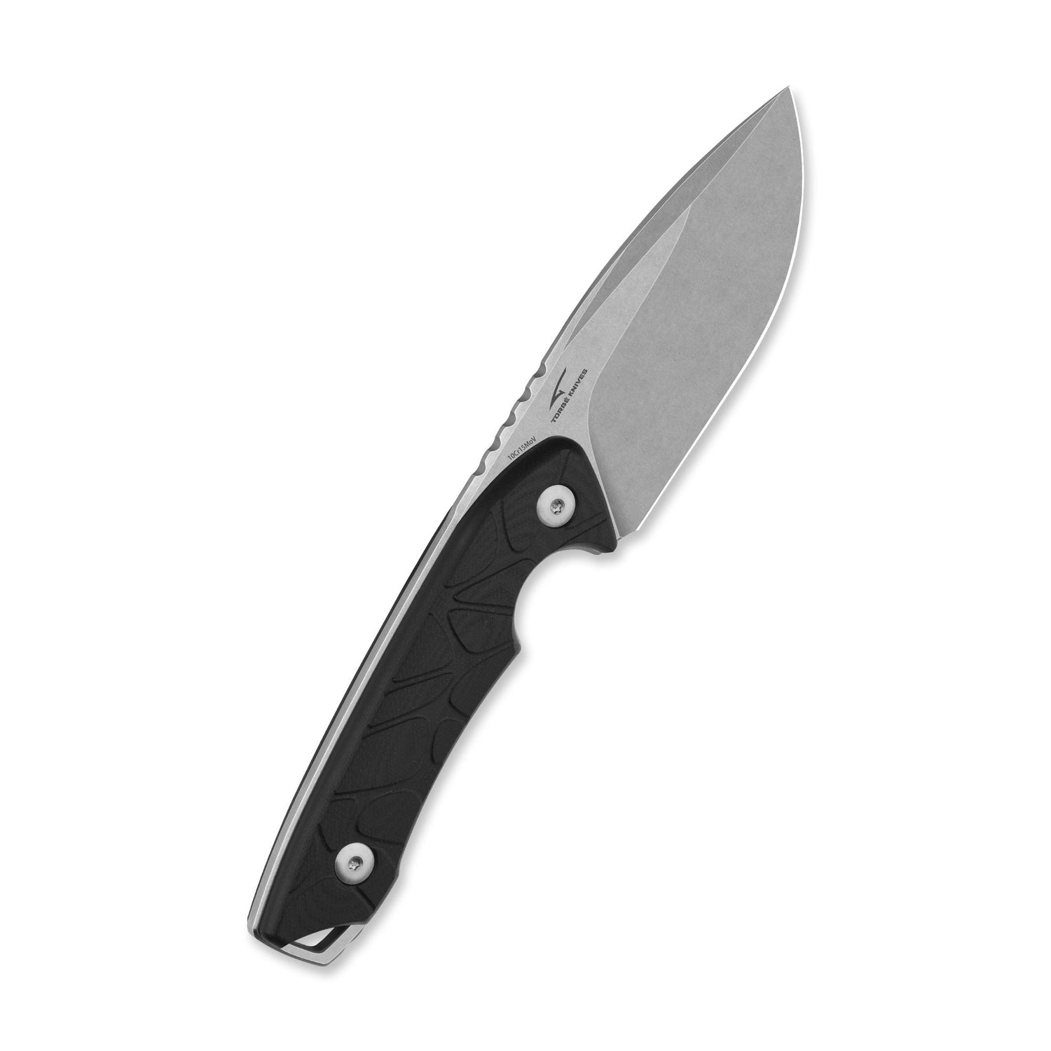 QSP Tiny TOT Fixed Blade Knife 10Cr15MoV Blade Black G10 Handle