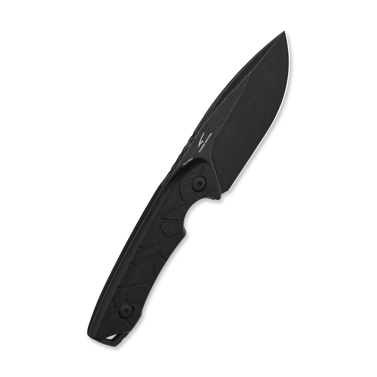 QSP Tiny TOT Fixed Blade Knife 10Cr15MoV Blade Black G10 Handle