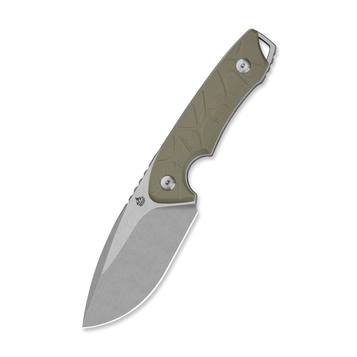 QSP Tiny TOT Fixed Blade Knife 10Cr15MoV Blade Sand G10 Handle