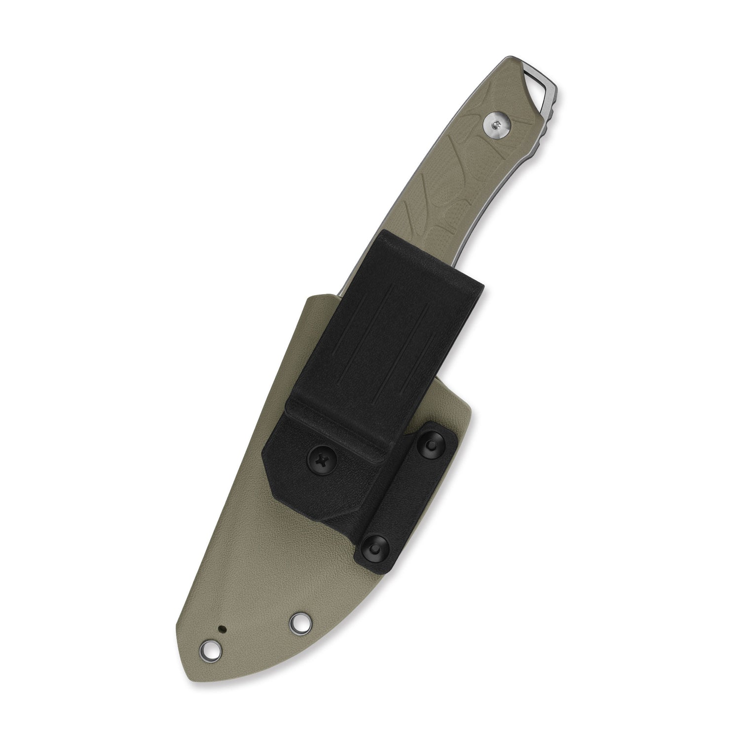 QSP Tiny TOT Fixed Blade Knife 10Cr15MoV Blade Sand G10 Handle