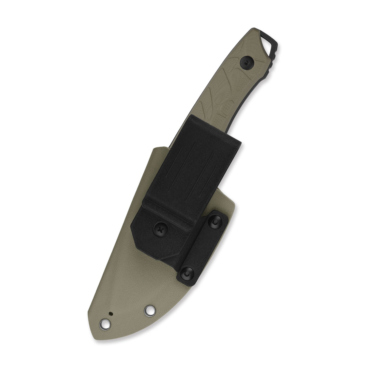 QSP Tiny TOT Fixed Blade Knife 10Cr15MoV Blade Sand G10 Handle