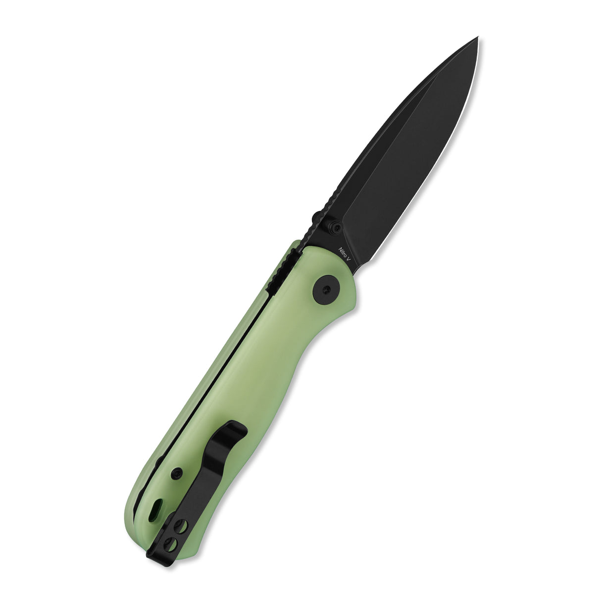QSP Ferret Liner Lock Pocket Knife Notro V blade Glow-in-the-Dark Resin handle