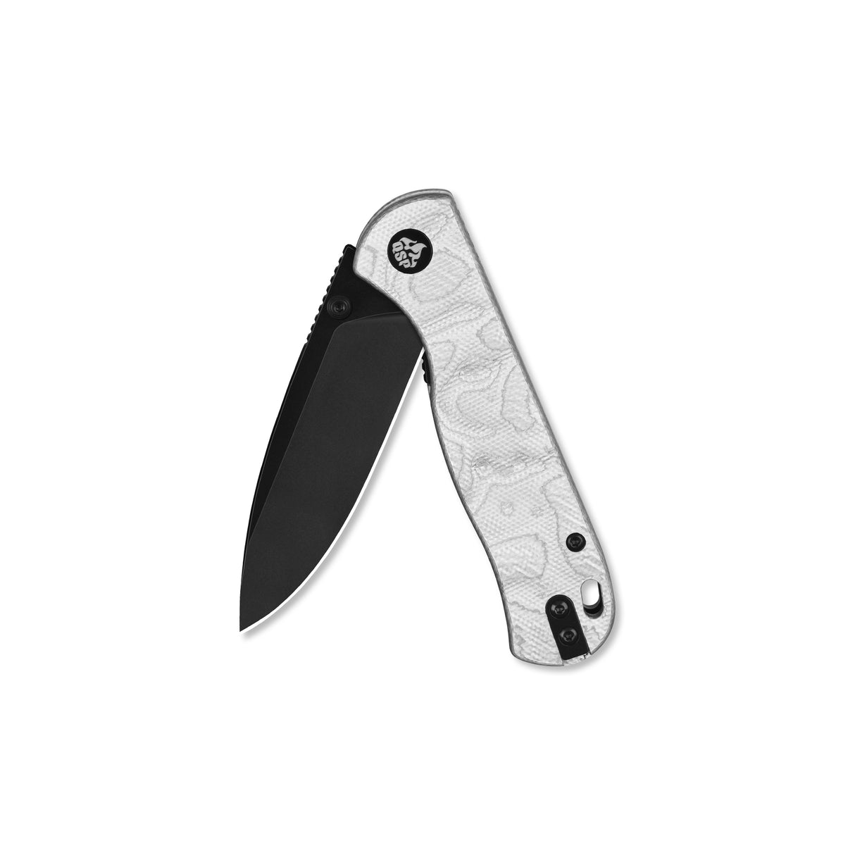 QSP Ferret Liner Lock Pocket Knife Notro V blade Aluminum Foil G10 handle