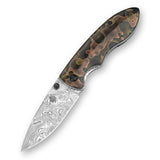 QSP Piglet Liner Lock Pocket Knife-Damasteel Limited Version