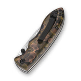 QSP Piglet Liner Lock Pocket Knife-Damasteel Limited Version