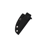 QSP Baby Viper Fixed Blade Knife 10Cr15MoV Blade Tortoise Resin Handle
