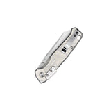 QSP Badger Rack Lock Pocket Knife Nitro V blade G10 with Aluminum Foil handle