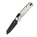 QSP Badger Rack Lock Pocket Knife Nitro V blade G10 with Aluminum Foil handle