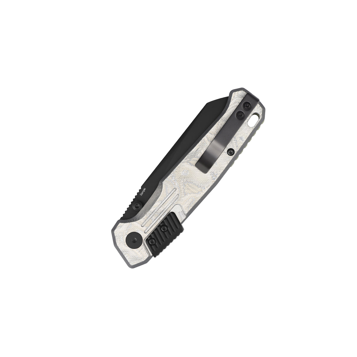 QSP Badger Rack Lock Pocket Knife Nitro V blade G10 with Aluminum Foil handle