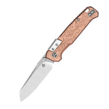 QSP Badger Rack Lock Pocket Knife Nitro V blade G10 with Copper Foil handle
