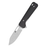 QSP Chameleon Liner Lock Pocket Knife 14C28N blade Black G10 handle