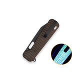 QSP Chameleon Liner Lock Pocket Knife 14C28N blade Glow-in-the-Dark Micarta handle