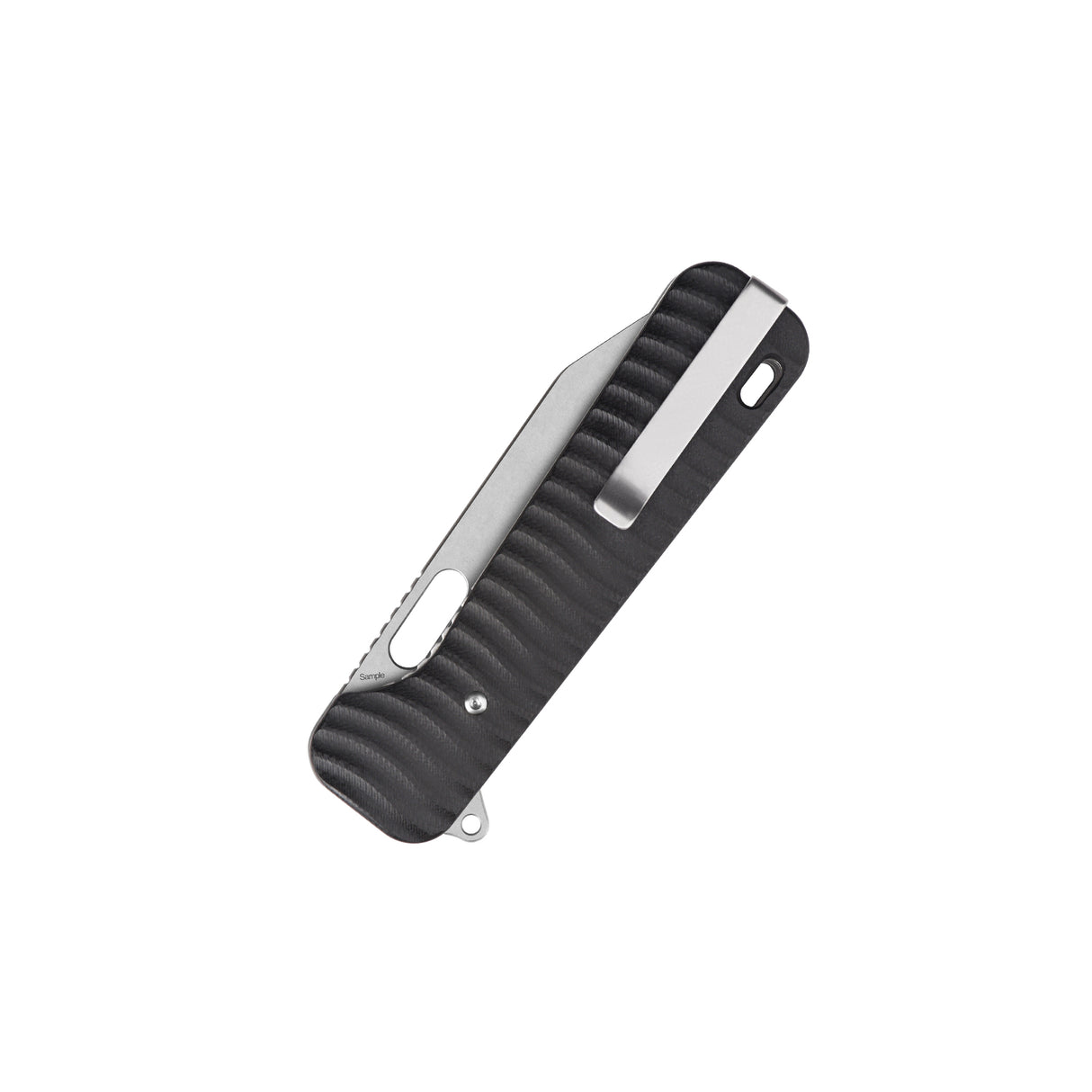 QSP Chameleon Liner Lock Pocket Knife 14C28N blade Black G10 handle