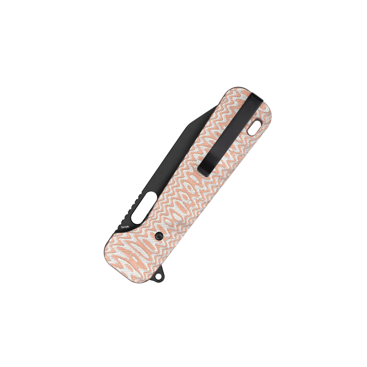 QSP Chameleon Liner Lock Pocket Knife 14C28N blade G10 with Copper and Aluminum Foil handle