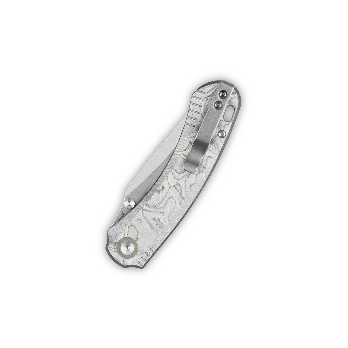 QSP Coyote Button Liner Lock Pocket Knife Nitro V blade Aluminum Foil G10 handle