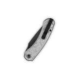 QSP Coyote Button Liner Lock Pocket Knife Nitro V blade Aluminum Foil G10 handle
