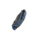 QSP Elk Glyde Lock Pocket Knife 14C28N blade Blue Texture Micarta handle
