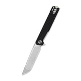 QSP Mantis Liner Lock Pocket Knife Nitro V blade Black G10 handle