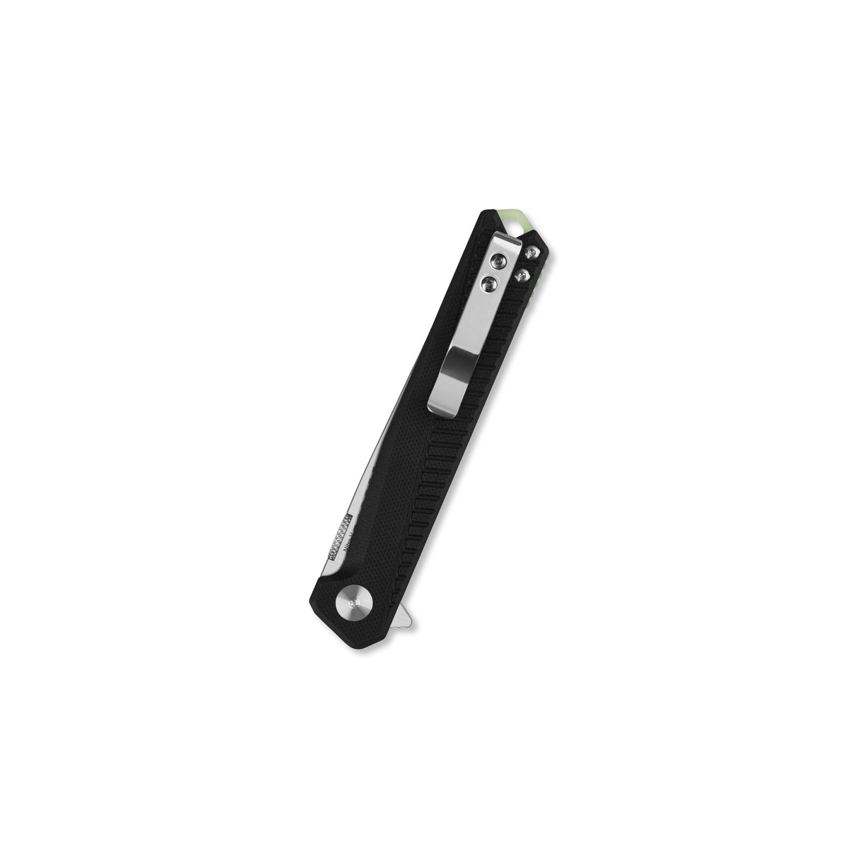 QSP Mantis Liner Lock Pocket Knife Nitro V blade Black G10 handle
