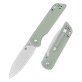 QSP Parrot V2 Liner Lock Pocket knife D2 Blade G10 Handle Ball Bearings