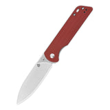 QSP Parrot V2 Liner Lock Pocket knife D2 Blade Micarta Handle Ball Bearing