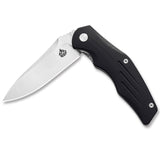 QSP Pangolin pocket knife with D2 drop point blade and textured G10 handle