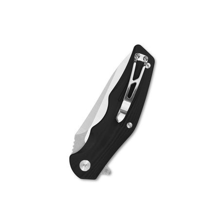 QSP Pangolin pocket knife featuring a G10 handle and drop point D2 blade
