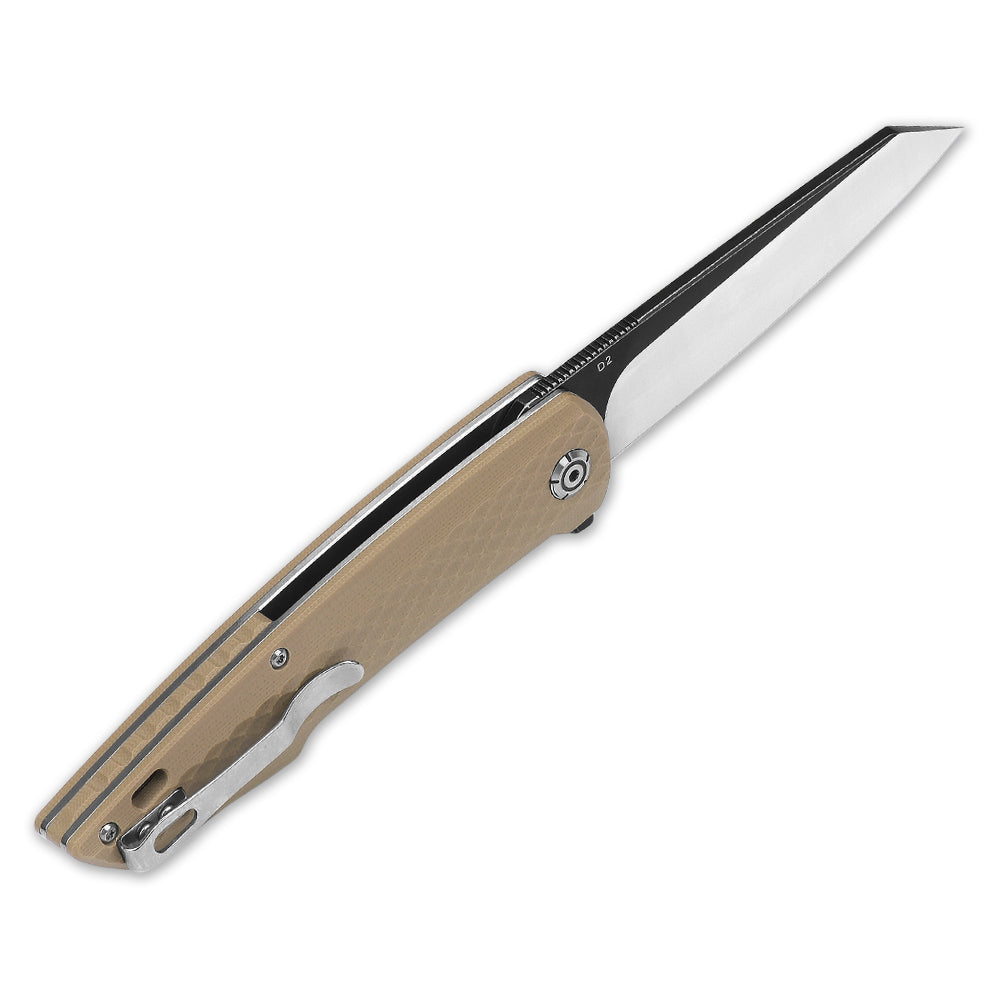 QSP Phoenix | D2 Blade | Sand G10 | Liner Lock – QSP KNIFE
