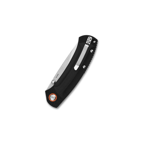 QSP Copperhead Pocket Knife with Sandvik 14C28N Blade and Black G10 Handle