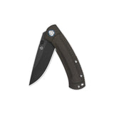 QSP Copperhead Liner Lock Pocket Knife 14C28N Blade Micarta Handle