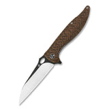 QSP Locust Liner Lock Pocket Knife 154CM Blade Micarta Handle