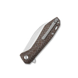 QSP Pelican Liner Lock Pocket Knife S35VN Blade Micarta Handle