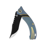 QSP Kylin Frame Lock Pocket Knife CPM S35VN Blade Titanium Handle