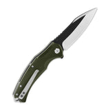 QSP Snipe Liner Lock Pocket Knife D2 Blade G10 Handle