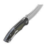 QSP Platypus Liner Lock Pocket Knife 14C28N Blade G10 Handle with Ti Backspacer