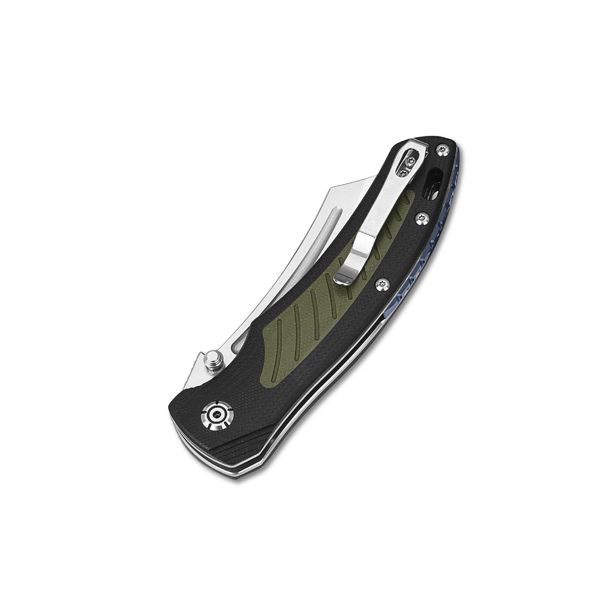 QSP Platypus Liner Lock Pocket Knife 14C28N Blade G10 Handle with Ti Backspacer
