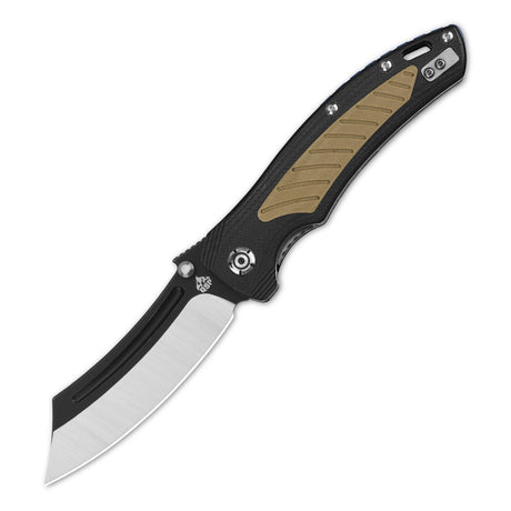 QSP Platypus Liner Lock Pocket Knife 14C28N Blade G10 Handle with Ti Backspacer