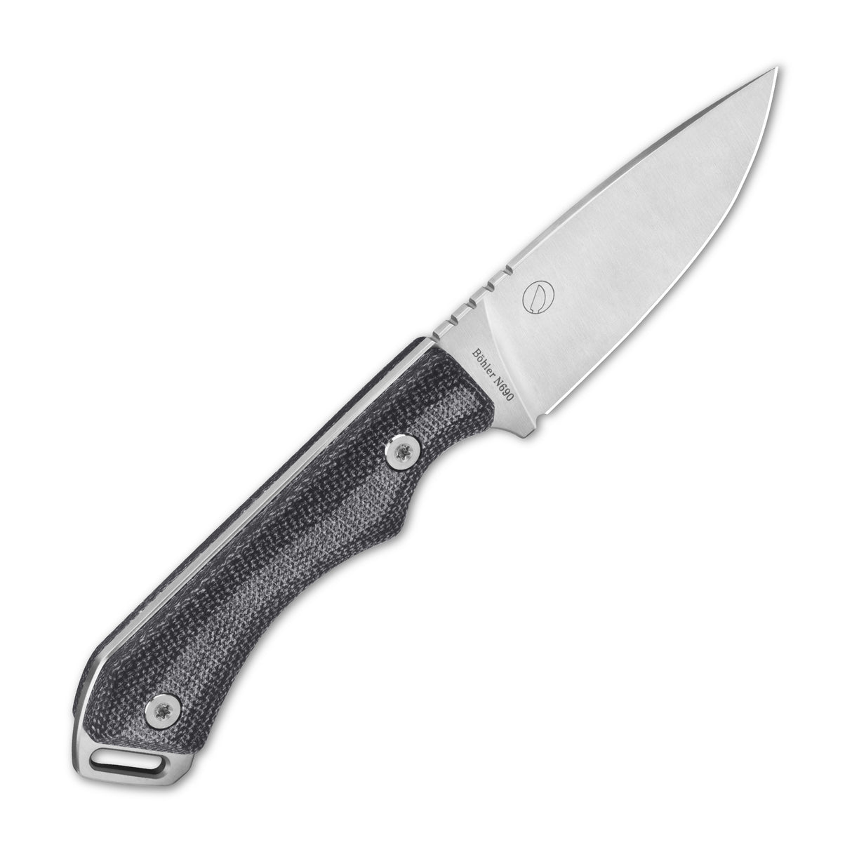 QSP Workaholic Fixed blade knife N690 blade Micarta handle