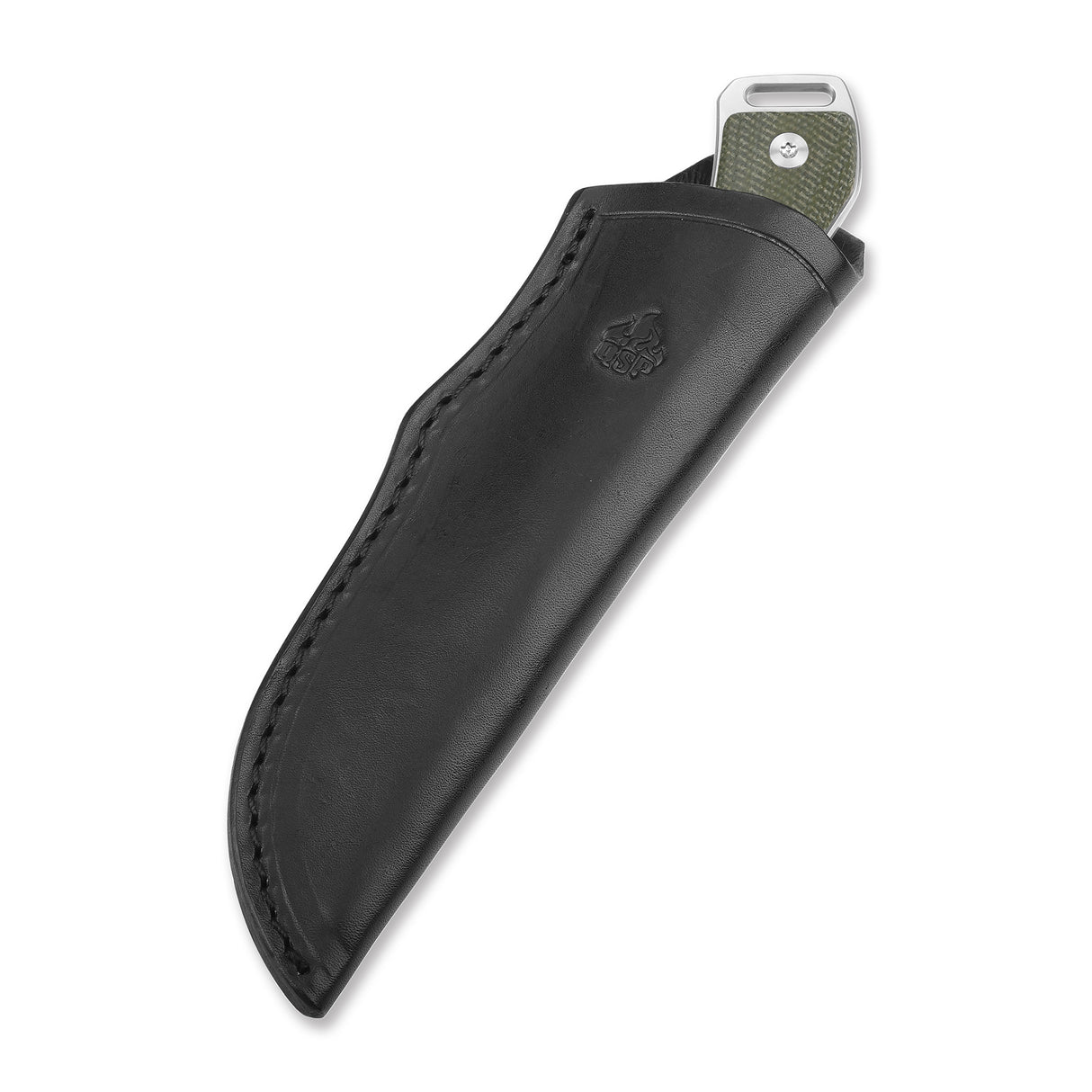 QSP Workaholic Fixed blade knife N690 blade Micarta handle