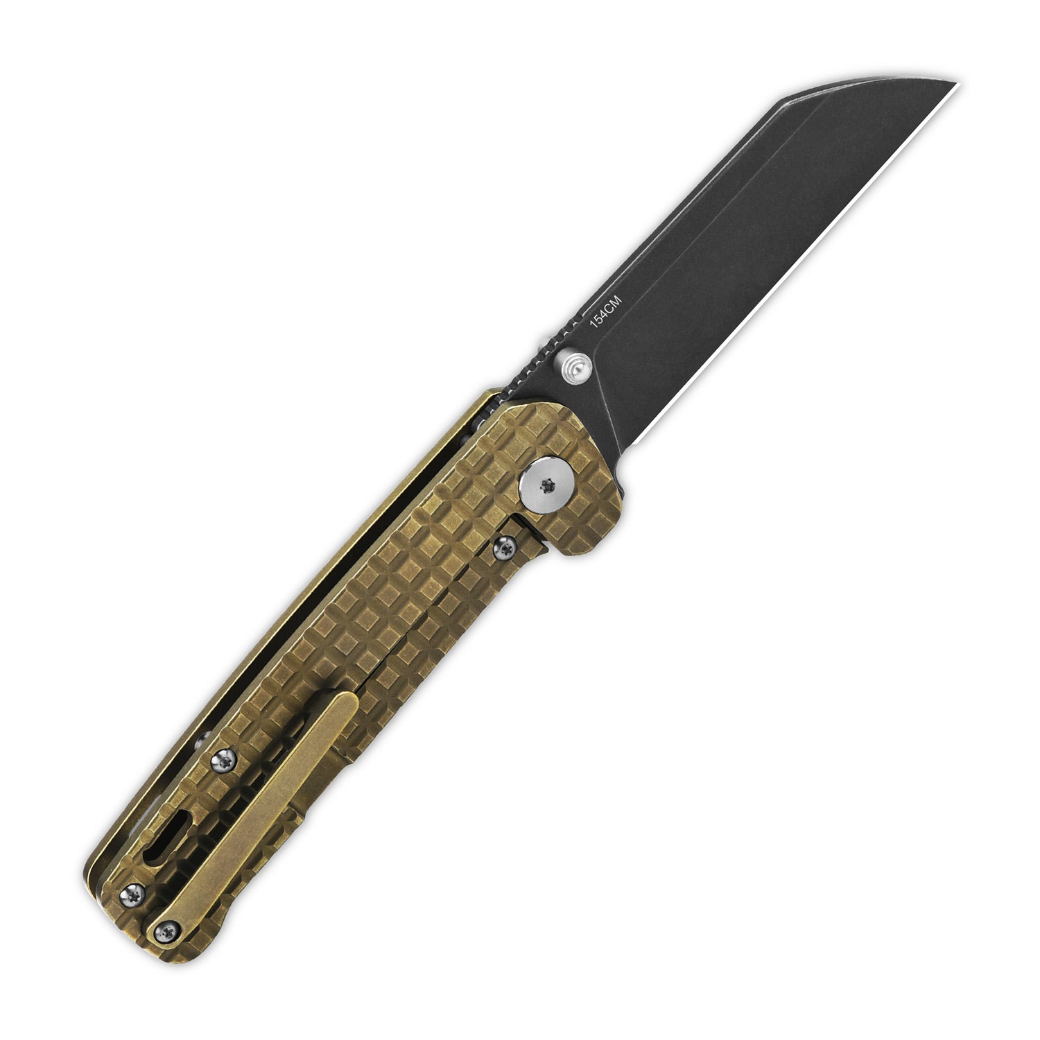 QSP Penguin | 154CM Blade | Bronze Frag Ti Handle | Frame Lock