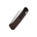 QSP Penguin Liner Lock Pocket Knife D2 blade Copper Handle