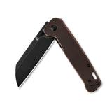 QSP Penguin Liner Lock Pocket Knife D2 blade Copper Handle