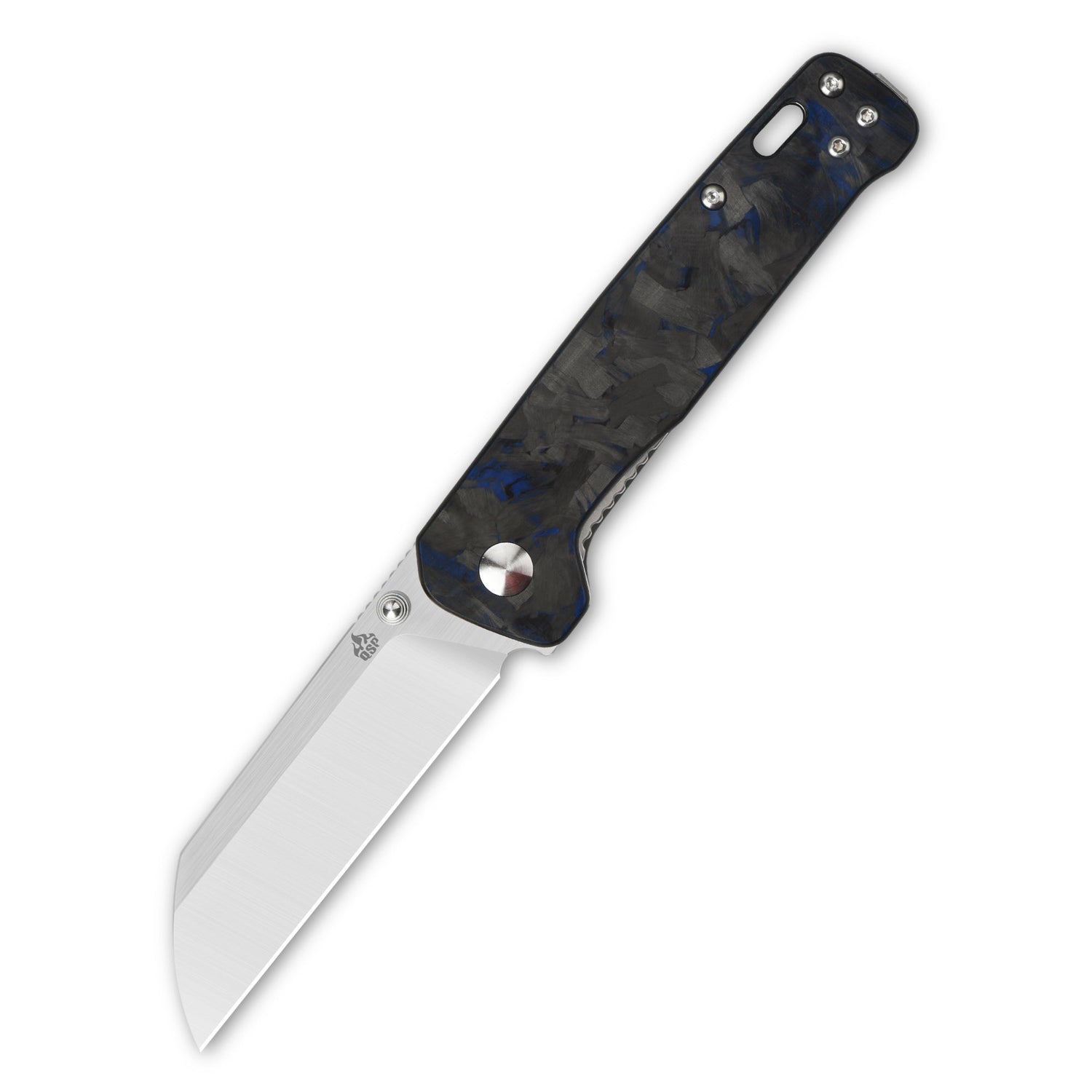 QSP Penguin | D2 | Blue CF G10 | Liner Lock – QSP KNIFE