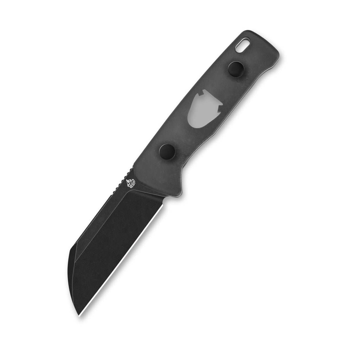 QSP Baby Penguin 14C28N blade Acrylic handle with Clip Slip sheath