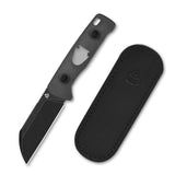 QSP Baby Penguin 14C28N blade Acrylic handle with Clip Slip sheath