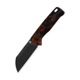QSP Baby Penguin 14C28N blade Tortoise Resin handle with Clip Slip sheath