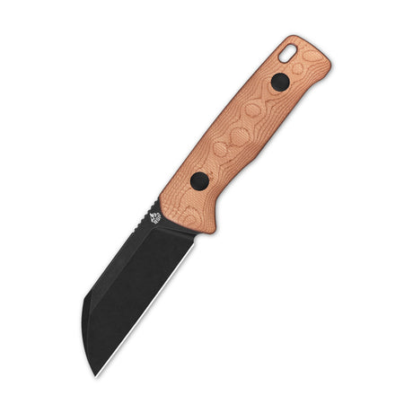 QSP Baby Penguin 14C28N blade G10 with copper foil handle with Clip Slip sheath