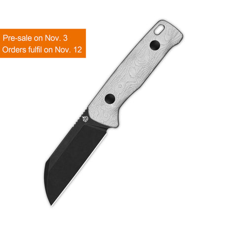 QSP Baby Penguin 14C28N blade G10 with aluminum foil handle with Clip Slip sheath