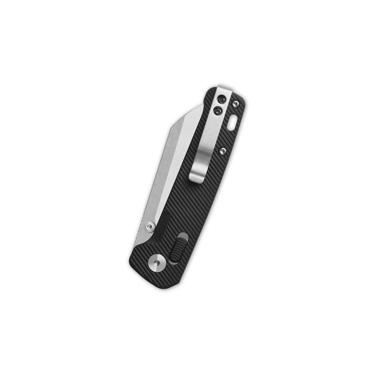 QSP Penguin Glyde Lock Pocket Knife 14C28N Blade Black FRN Handle
