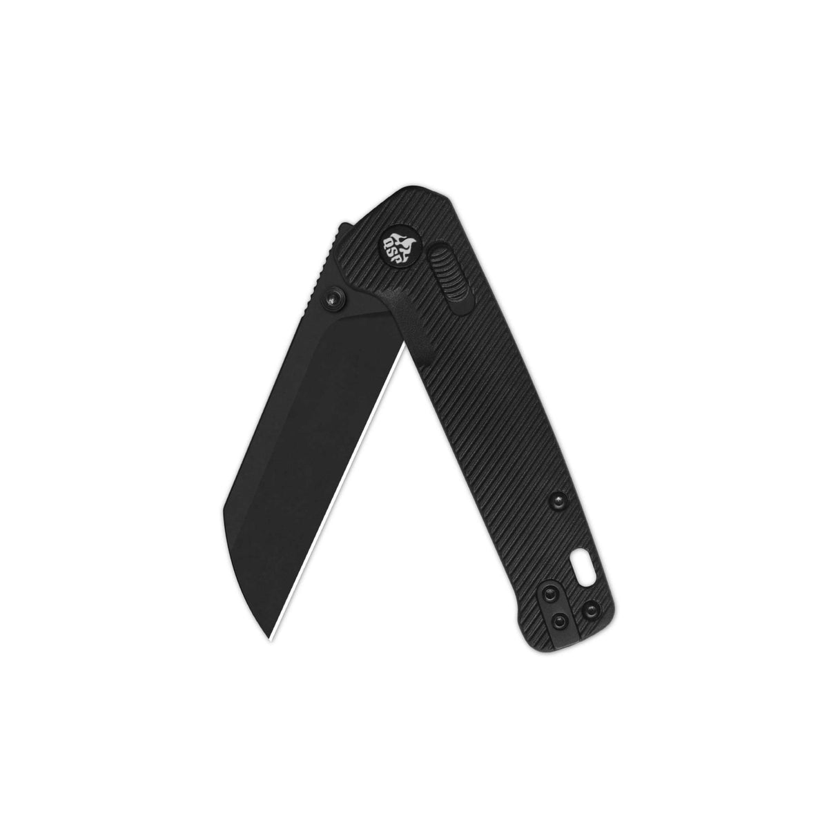 QSP Penguin Glyde Lock Pocket Knife 14C28N Blade Black FRN Handle